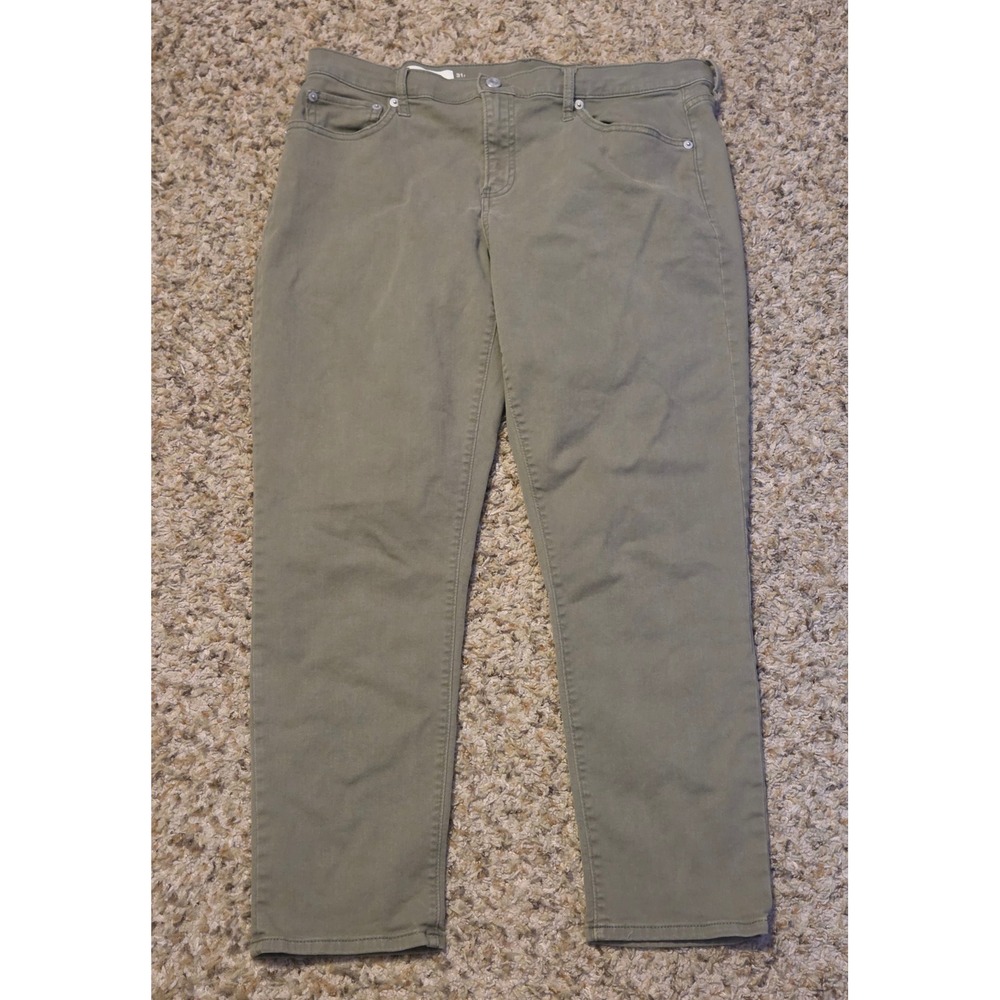 Gap Straight Leg Girlfriend‎ Jeans Women's Size 31R Green